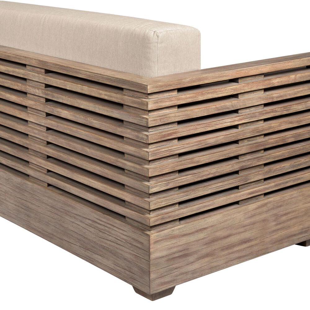 Armen Living Vivid 4-Piece Patio Conversation Set in Eucalyptus/Taupe, , large