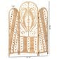 Baxton Studio Nadra Rattan Room Divider in Natural Brown, , large