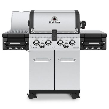 Broil King Regal S 490 Pro Infrared Liquid Propane Gas Grill in Stainless Steel, , large