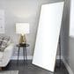 Maple and Jade Floor Mirror with Stand in Gold, , large