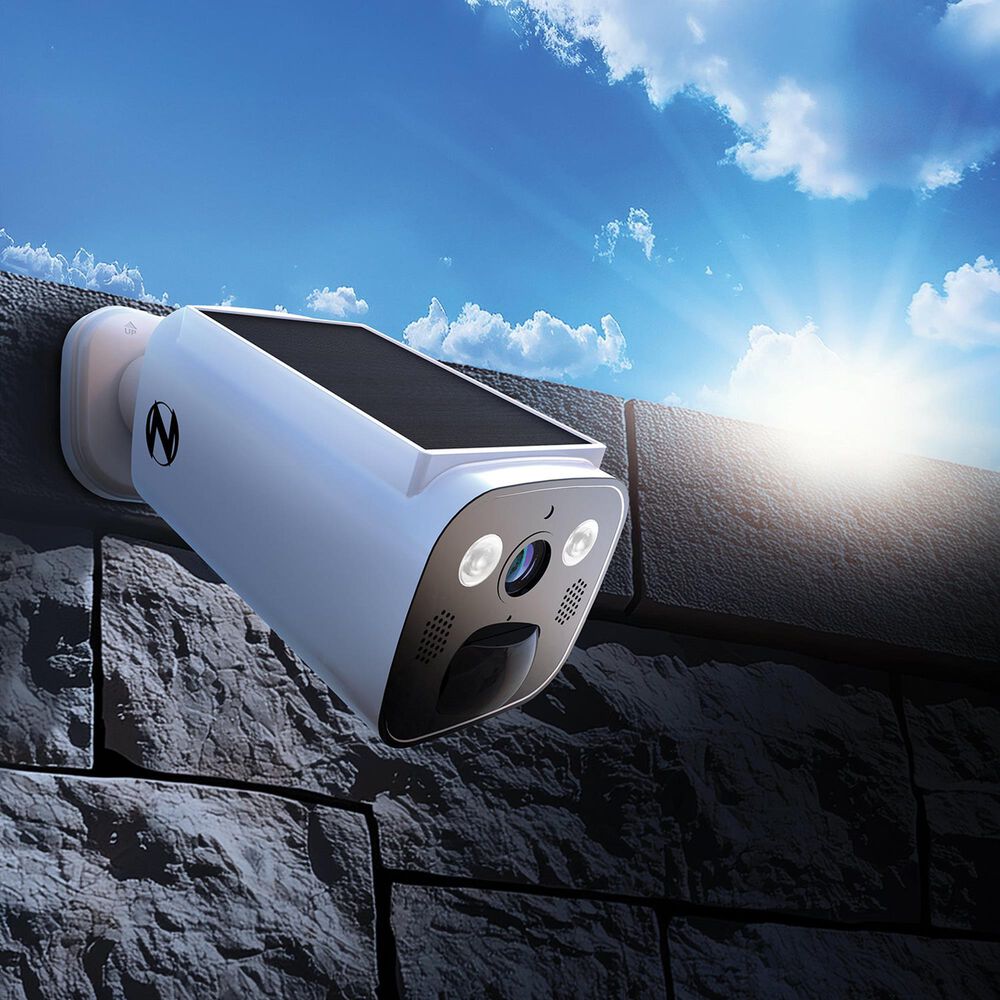 Night Owl Solar Powered Wire Free 2K Camera in White, , large