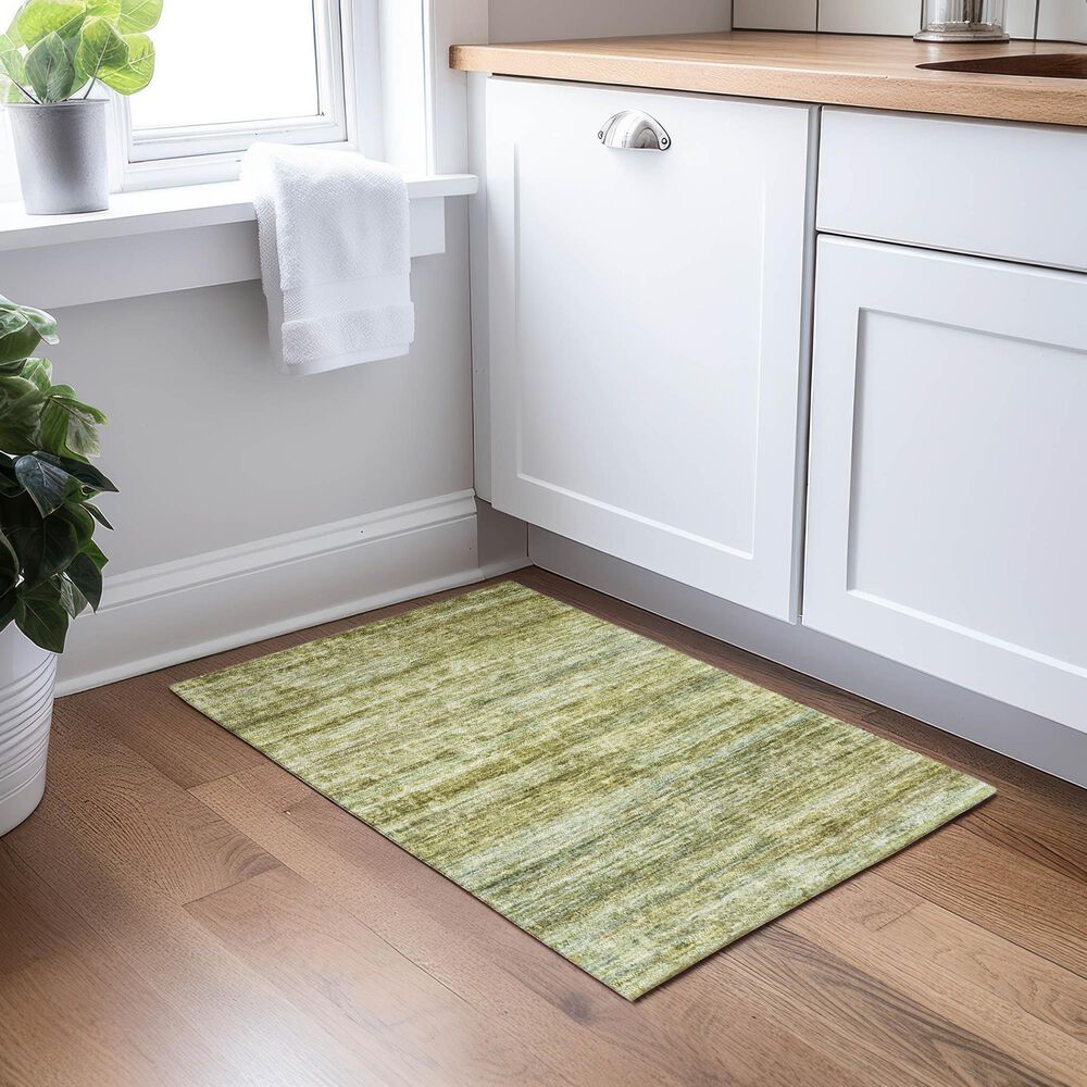 Dalyn Rug Company Burano BU4 1&#39;8&quot; x 2&#39;6&quot; Olive Indoor/Outdoor Area Rug, , large
