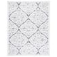 Safavieh Cabana CBN660A 9" x 12" Ivory and Grey Indoor/Outdoor Area Performance Rug, , large