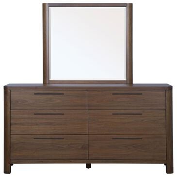 Urban Home Totes Dresser and Mirror in English Walnut, , large