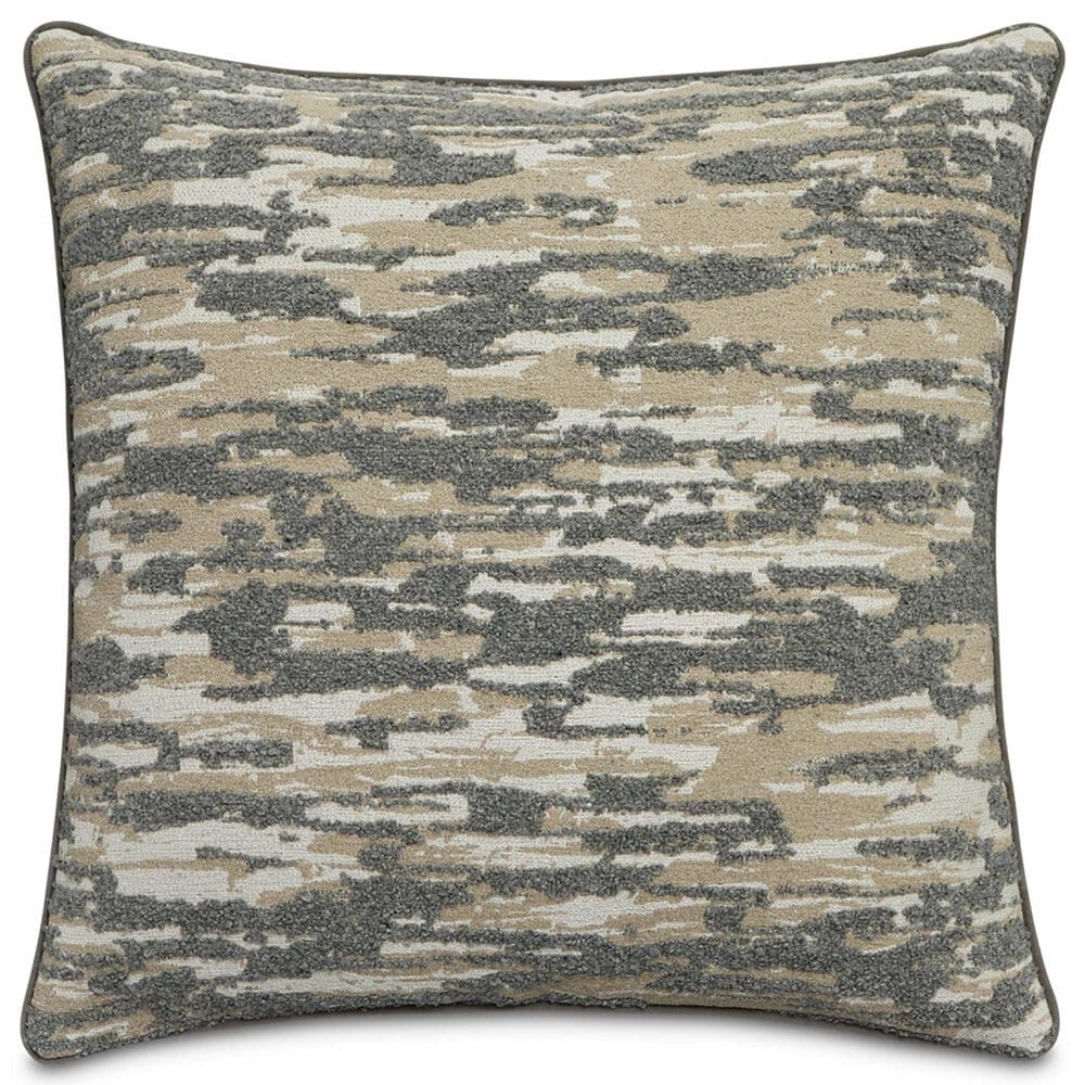 Vista Haus Tillman 20" x 20" Square Throw Pillow in Dove, , large