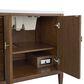 James Martin Vanities Myrrin 72" Double Bathroom Vanity in Mid-Century Walnut with 3 cm Eternal Jasmine Pearl Silestone Top, Rectangular Sinks and FreePower Wireless Charger, , large