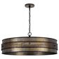 Cal Lighting Heraklion 5-Light Chandelier in Aged Bronze, , large