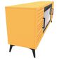 Endress International Malibu 78" Fireplace TV Stand in Lemon, , large