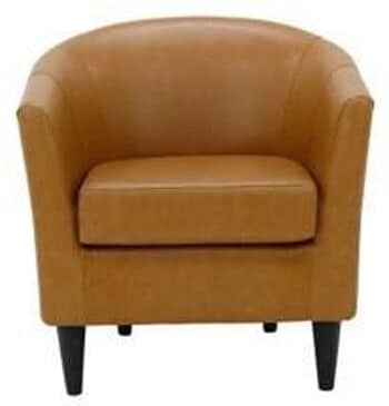 Overman International Corp Windsor Accent Chair in Sedona Caramel, , large
