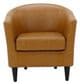 Overman International Corp Windsor Accent Chair in Sedona Caramel, , large