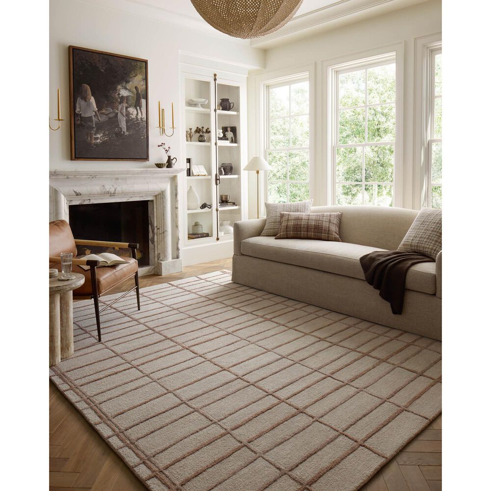 Chris Loves Julia x Loloi Bradley 11&#39;6&quot; x 15&#39; Rose and Blush Area Rug, , large