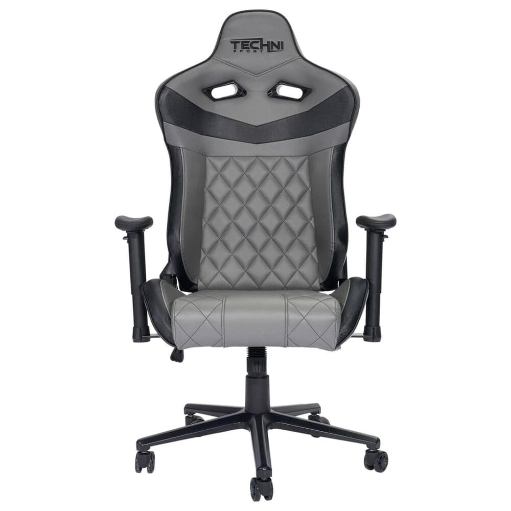 Techni Sport GamerXL Gaming Chair in Grey and Black, , large
