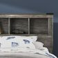Ashley Frandern Twin Bookcase Bed with Storage in Warm Gray, , large