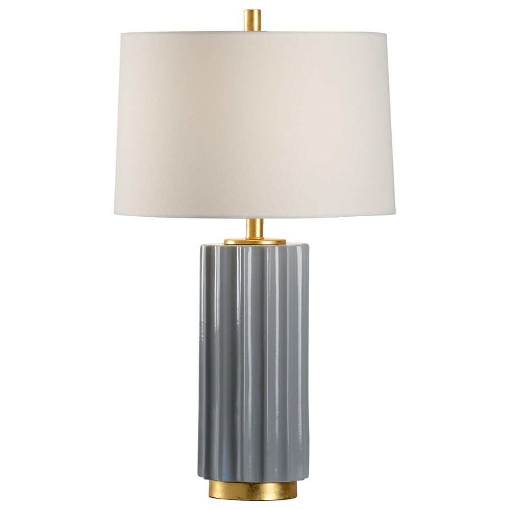 Wildwood Mythos Table Lamp in Slate Gray and Gold, , large