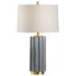 Wildwood Mythos Table Lamp in Slate Gray and Gold, , large