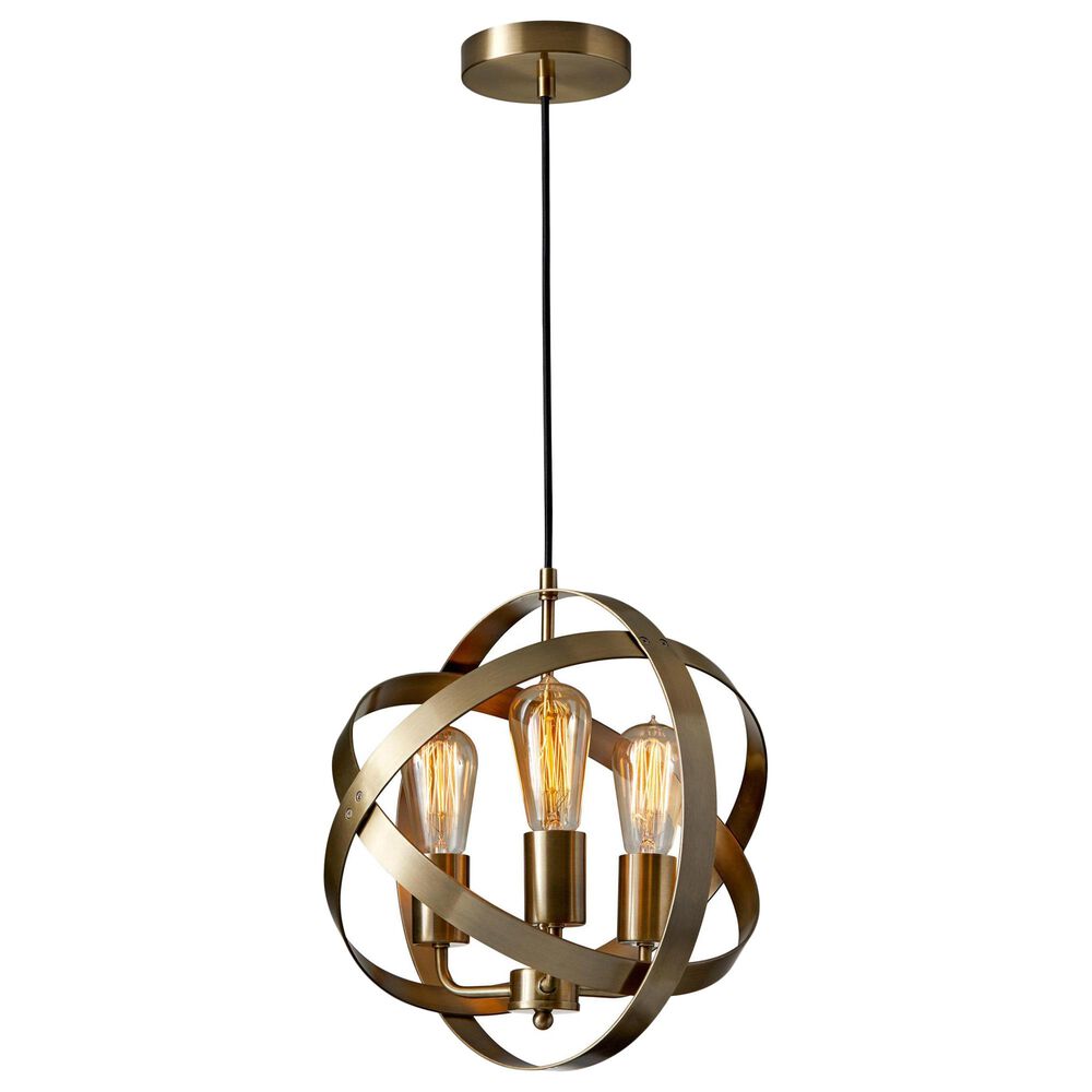 Adesso Donovan Pendant in Antique Brass, , large