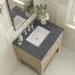 James Martin Vanities Breckenridge 30" Single Vanity in Whitewashed Oak with 3 cm Parisien Bleu Quartz Top, , large