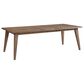 Hawthorne Furniture Oslo 6-Piece Rectangular Dining Set with 24" Leaf in Weathered Chestnut, , large