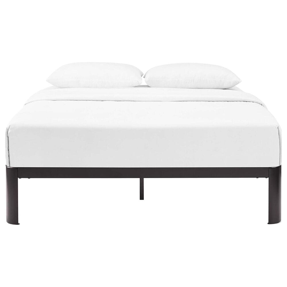 Modway Corinne Queen Platform Bed Frame in Brown, , large