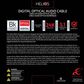 Helios 20 Ft Optical Cable in Black, , large
