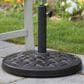 Walker Edison Weave Patio Umbrella Base in Antique Bronze, , large