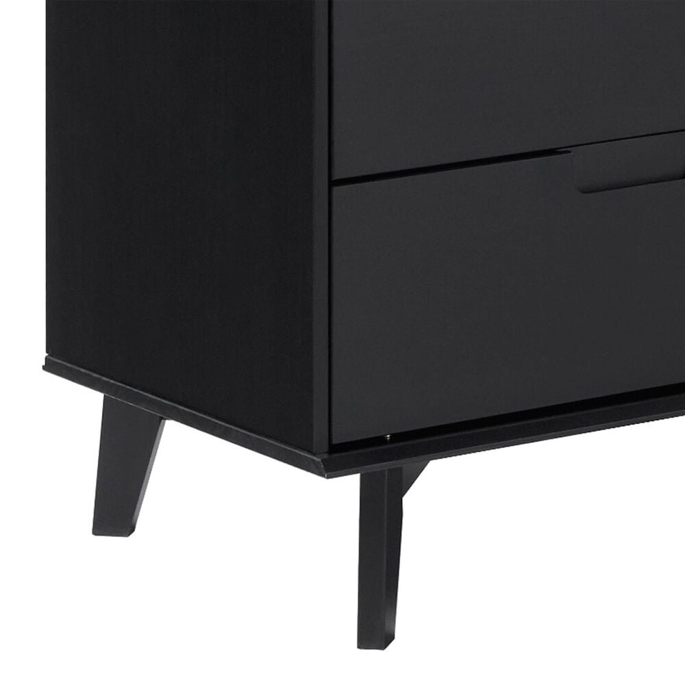 Walker Edison Sloane 6-Drawer Dresser in Black, , large