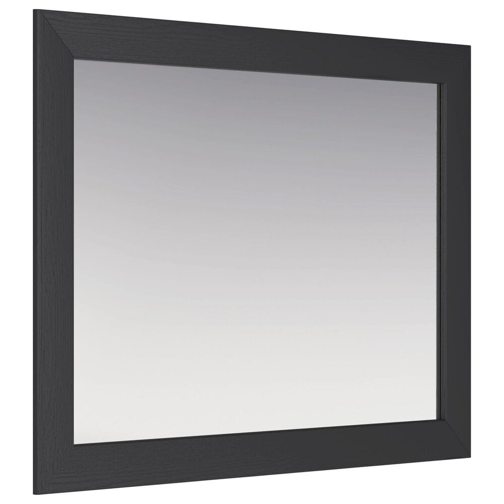 Ashley Vertani Bedroom Mirror in Matte Black, , large
