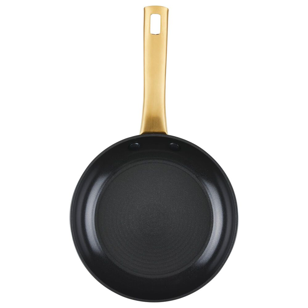 Faber Forged Induction 8.25&quot; Ceramic Nonstick Frying Pan in Black and Gold, , large