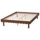 Baxton Studio Orianthe Queen Platform Bed Frame in Walnut Brown, , large