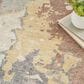 Nourison Silk Shadows SHA20 9"9" x 13"9" Silver Area Rug, , large