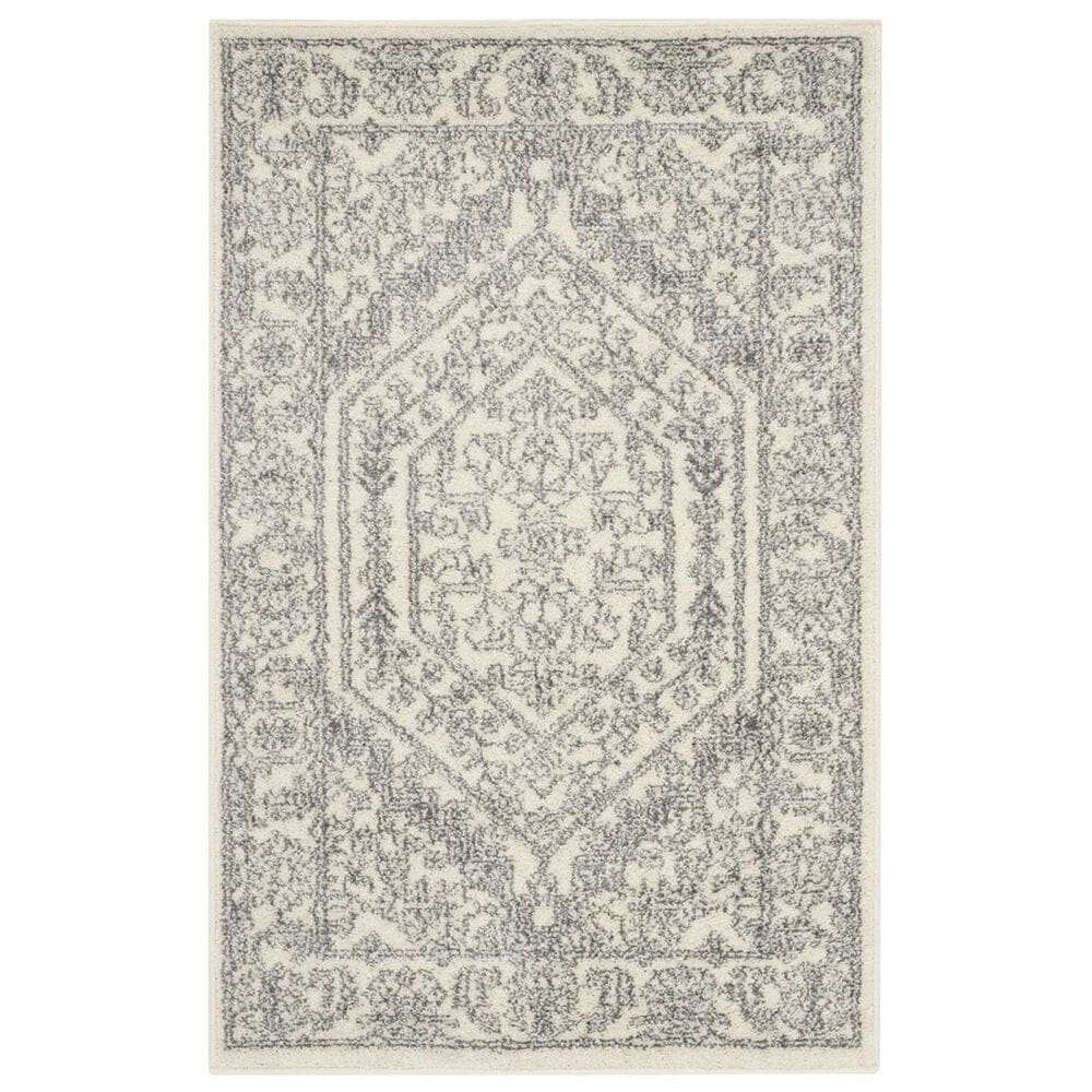 Safavieh Adirondack ADR108B-24 2"6" x 4" Ivory/Silver Area Rug, , large