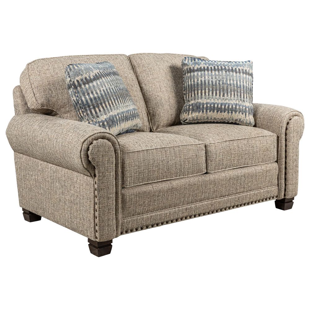 Smith Brothers Loveseat in Multi Tone Brown Shop NFM