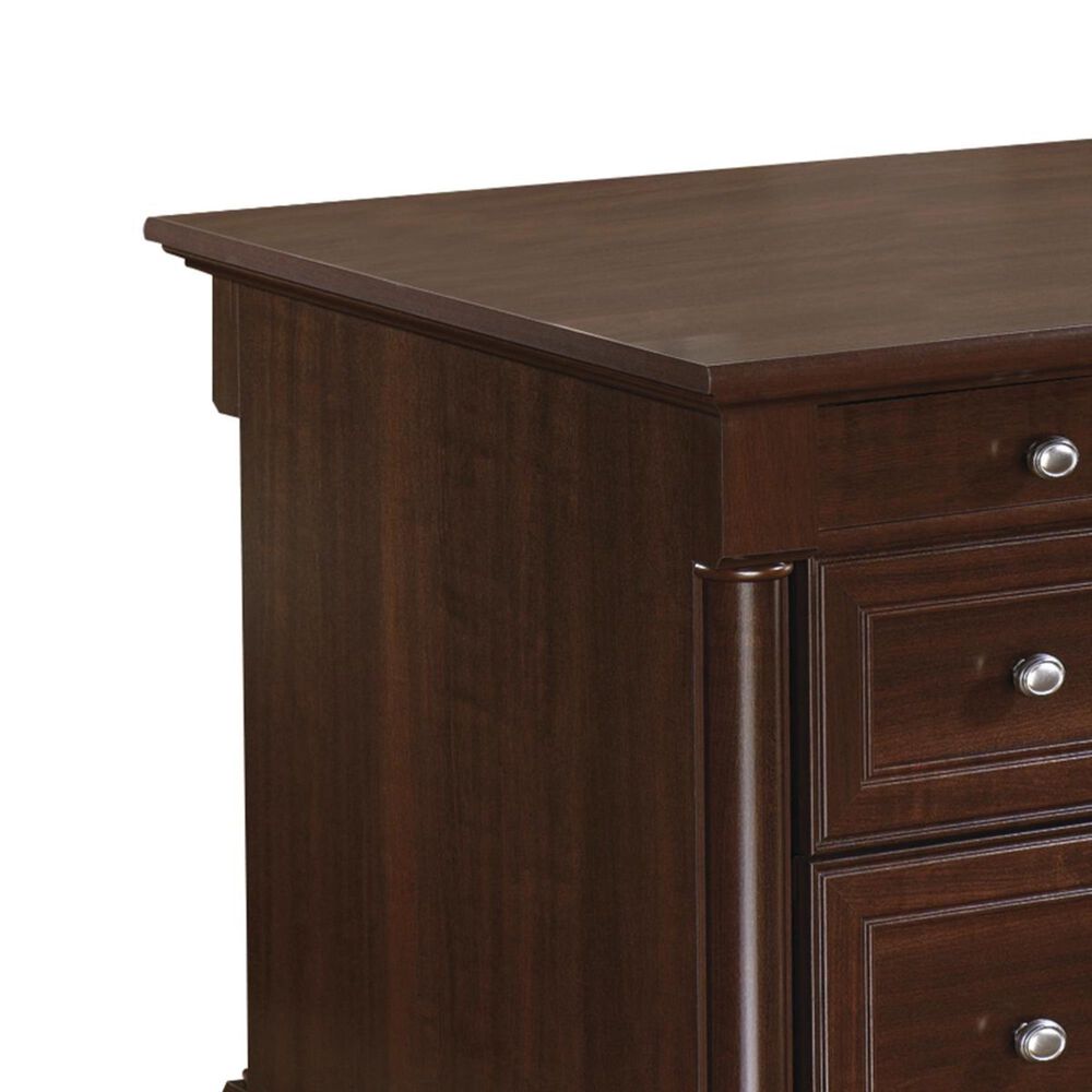 Sauder Palladia Executive Desk in Select Cherry Nebraska Furniture Mart