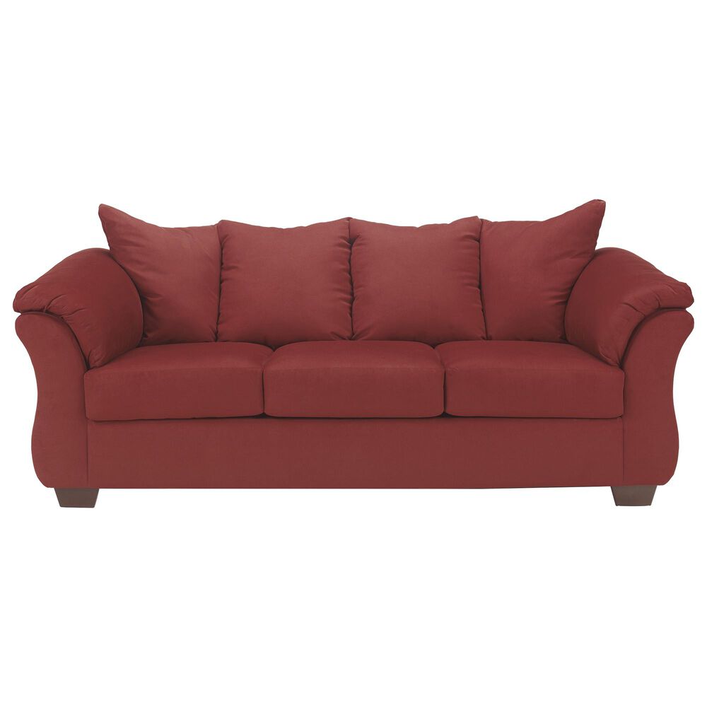 Signature Design by Ashley Darcy Stationary Sofa in Salsa, , large