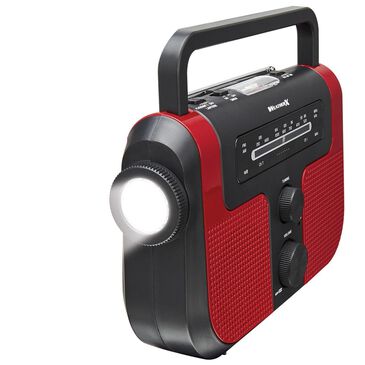 GPX Direct Tuning AM / FM Weather Band Radio with Flashlight and Lantern, , large
