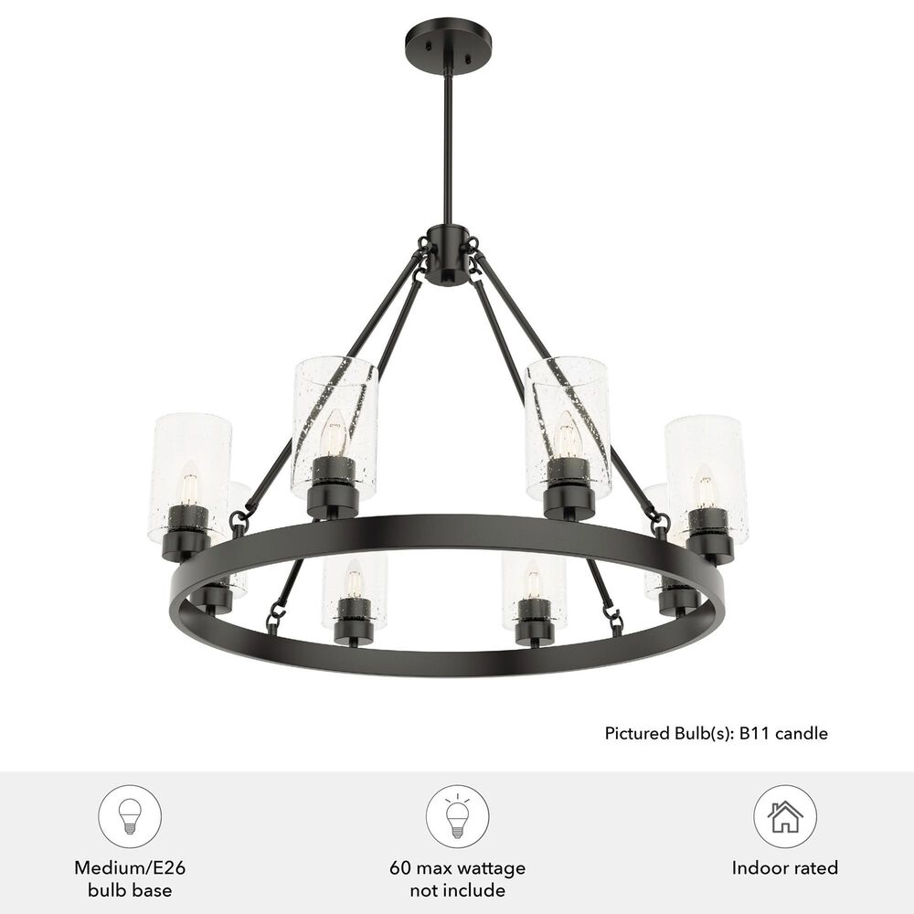 Hunter Hartland 8-Light Chandelier in Noble Bronze, , large