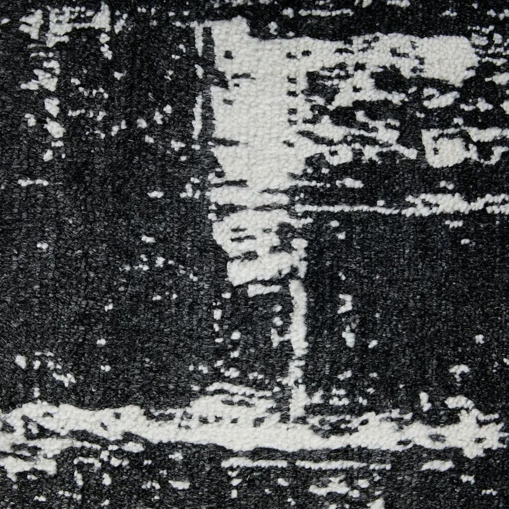 Feizy Coda 8929F 3&#39;6&quot; x 5&#39;6&quot; Black and White Area Rug, , large