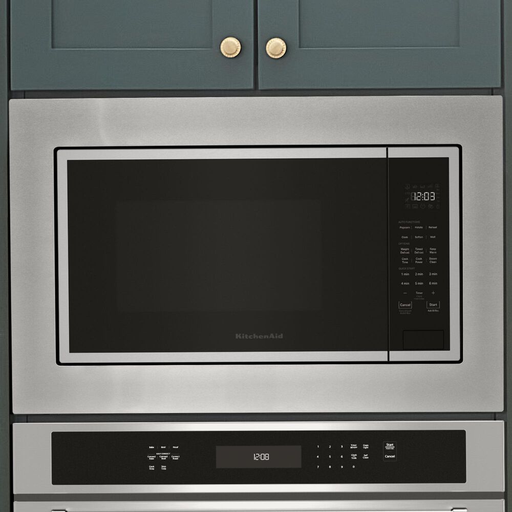 Whirlpool 27" Trim Kit for 1.6 Cu. Ft. Countertop Microwave in Stainless Steel, , large