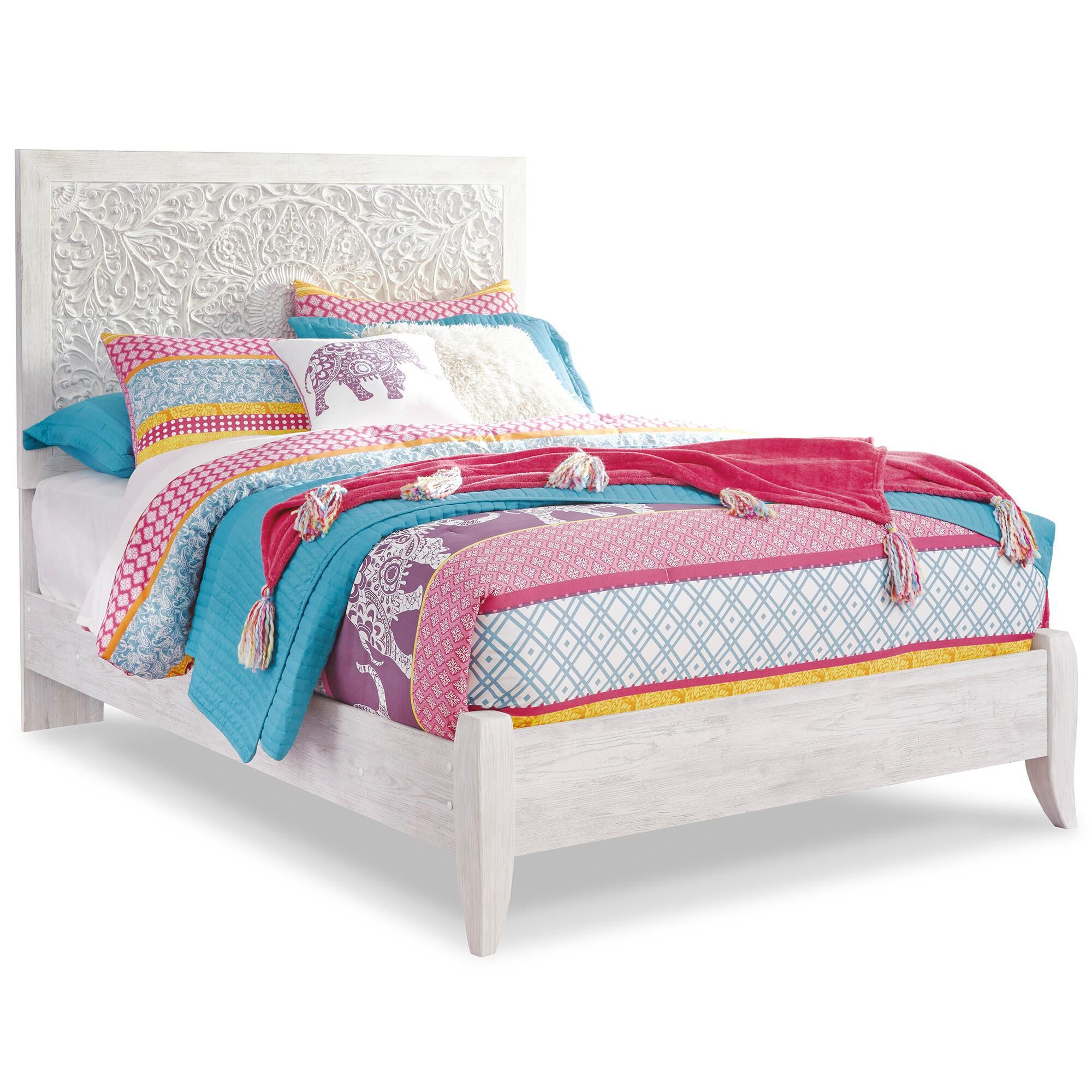 Ashley Paxberry 4-Piece Full Bedroom Set in Whitewash