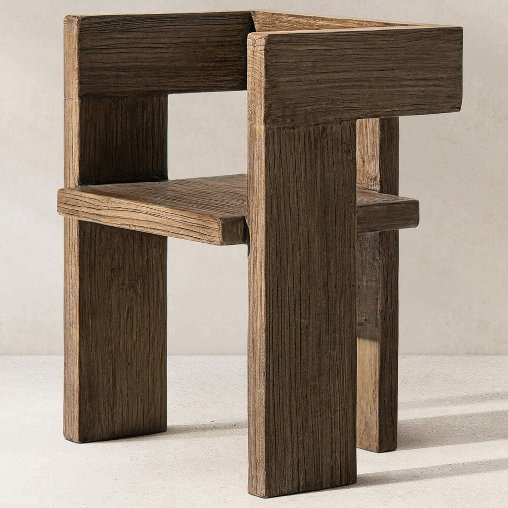 Jennifer Taylor Home Avenel Arm Chair in Heritage Medium Dark Brown, , large