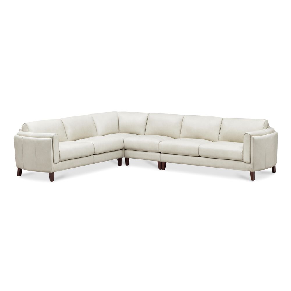 Hydeline Maui 4-Piece Leather Sectional in Natural, , large