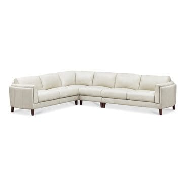 Hydeline Maui 4-Piece Leather Sectional in Natural, , large