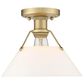 Golden Lighting Orwell Flush Mount in Brushed Champagne Bronze, , large