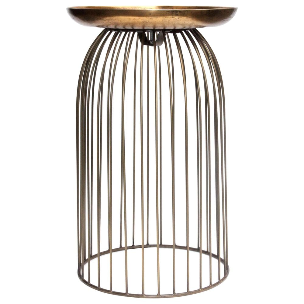 Moe's Home Collection Aviary Small Accent Table in Yellow, , large