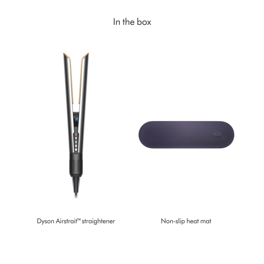 Dyson Airstrait Straightener In Nickel and Copper NFM