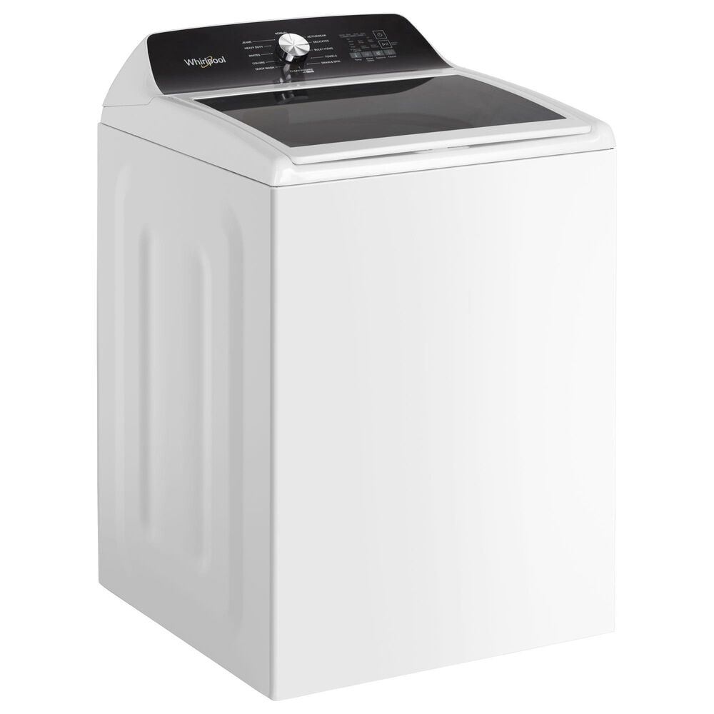 Whirlpool 4.6 Cu. Ft. Top Load Impeller Washer and 7 Cu. Ft. Gas Dryer Laundry Pair in White, , large