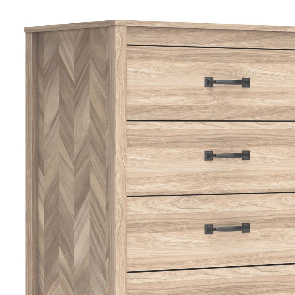 Ashley Battelle 5-Drawer Chest in Tan, , large