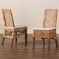 Baxton Studio Argos Side Chair in Natural Brown (Set of 2), , large