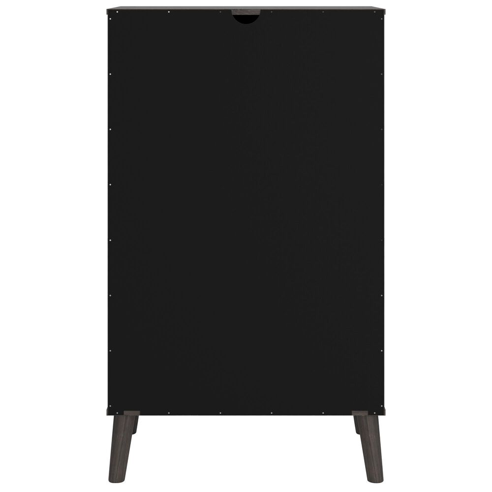 Ashley Piperton 5-Drawer Chest in Brown and Dark Charcoal, , large
