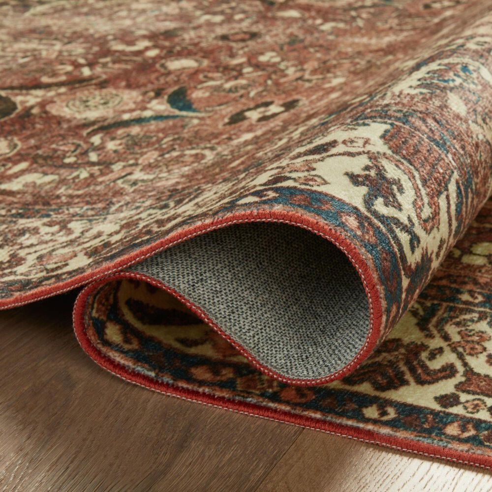 Magnolia Home Banks 2&#39; x 5&#39; Brick and Ivory Area Rug, , large